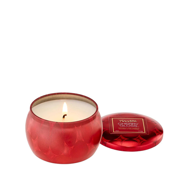 MINI TIN CANDLE 25T  Cherry Gloss