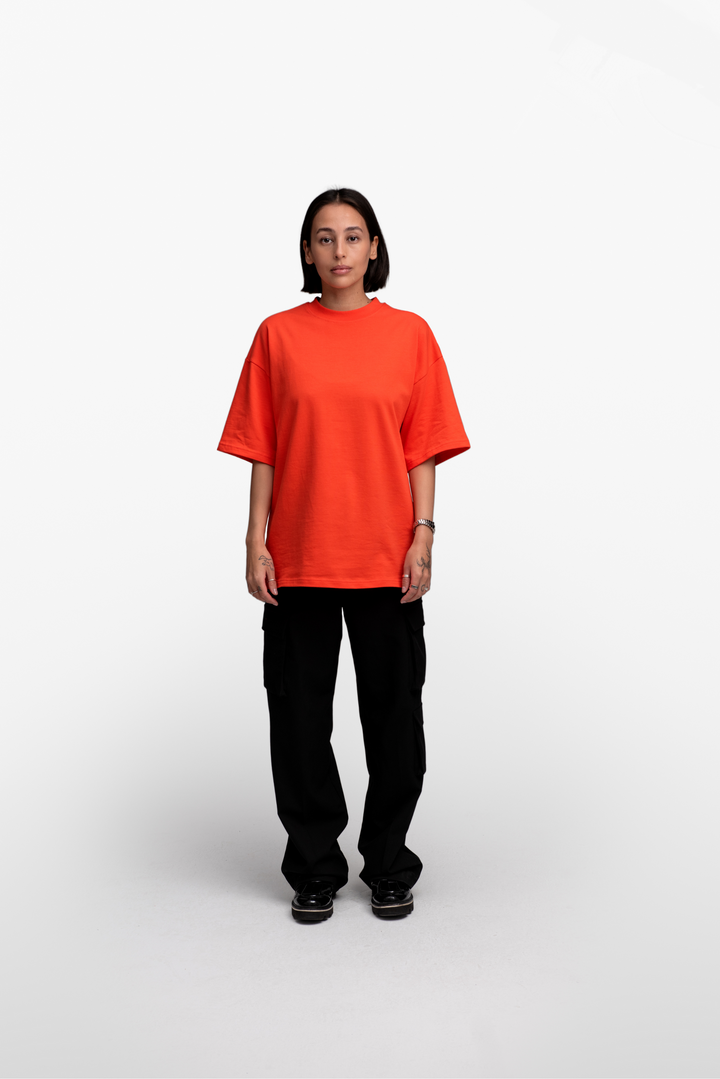 BOX FIT T-SHIRT  Vulkan Orange