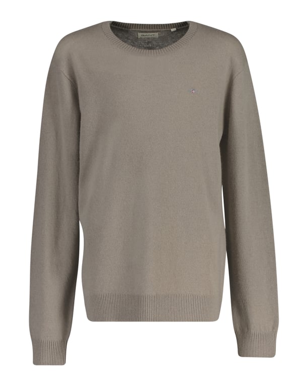 LAMBSWOOL C-NECK  Warm Grey