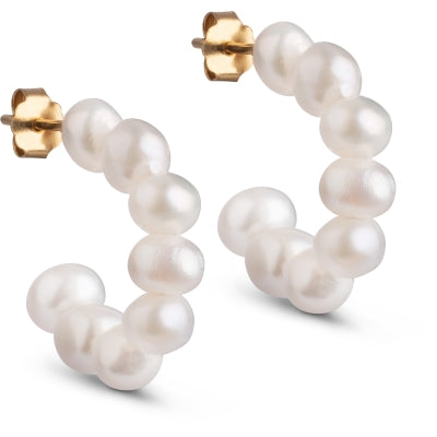 HOOPS PEARLIE CHUNKY  Pearl