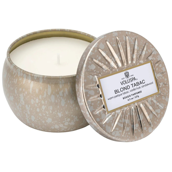 MINI TIN CANDLE 25T  Blond Tabac