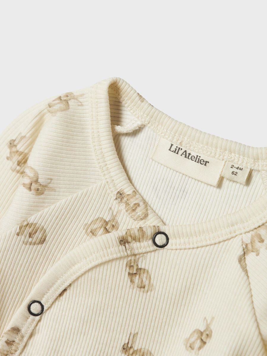 LAVO EMO LS SLIM WRAP BODY  Turtledove/Rabbit