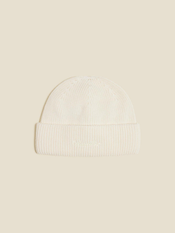 Margo Logo Beanie  Ecru