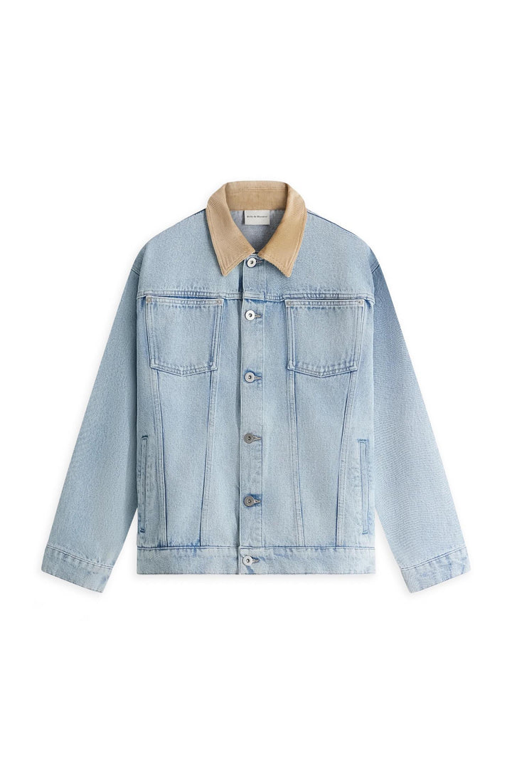 La Veste Jean Délavée  Light Blue