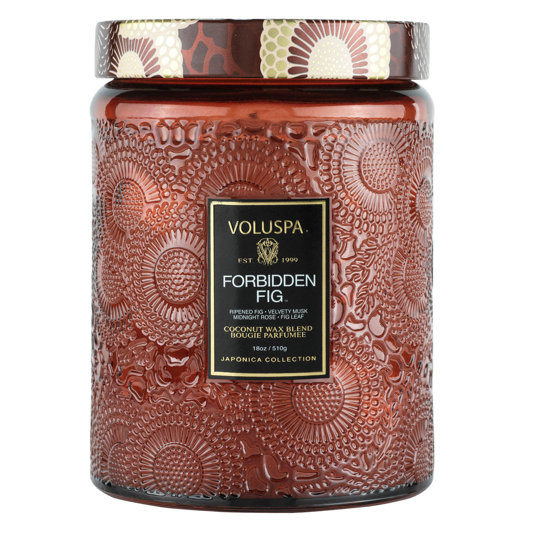 LARGE JAR CANDLE 100 TIM  Forbidden Fig