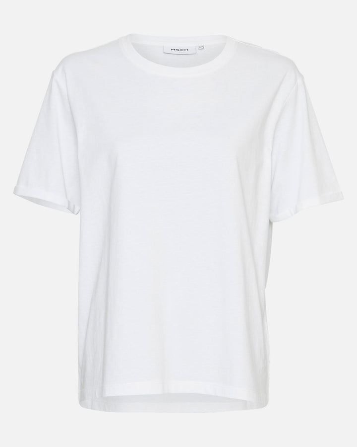 MSCH Terina Organic Tee  B White/Black