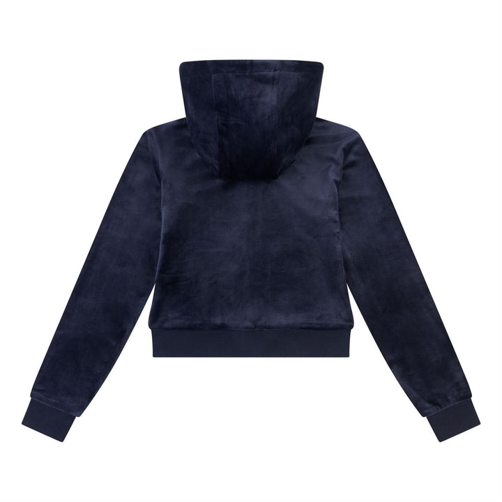 EMBRO VELOUR ZIP HOODIE  Night Sky