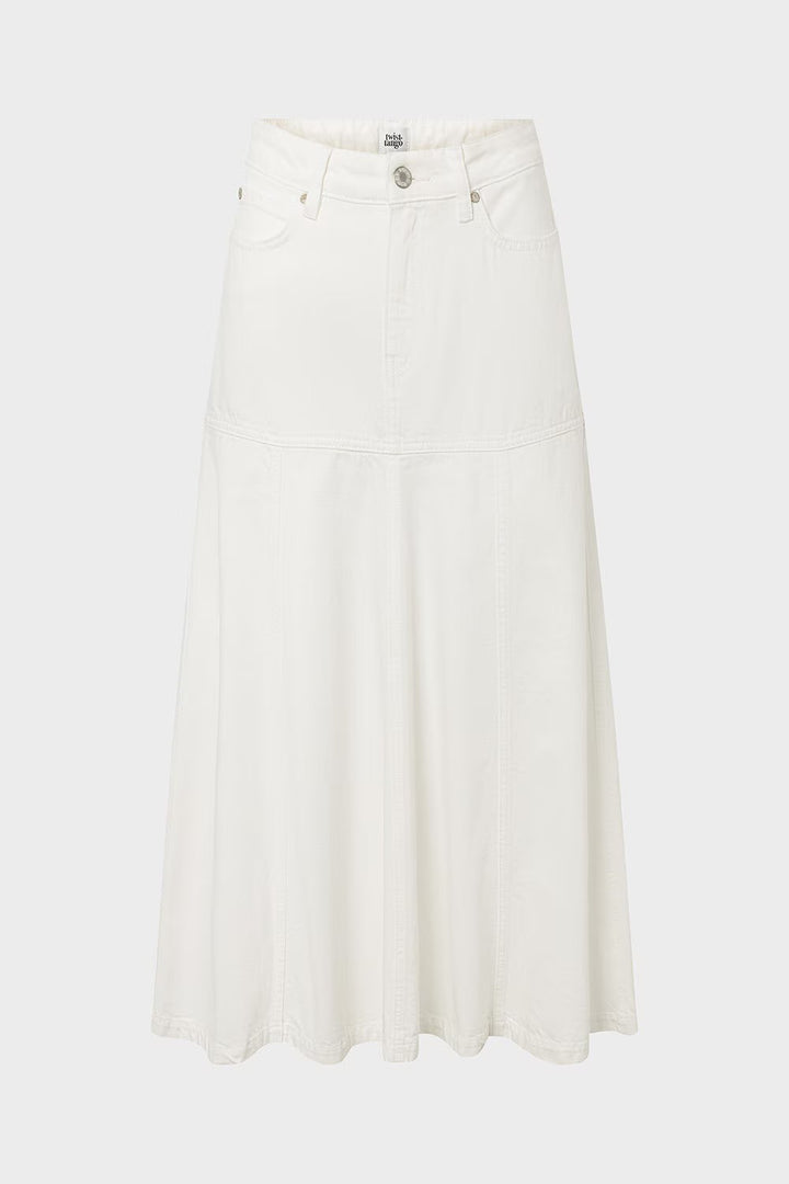 Sherry Denim Skirt  Off White