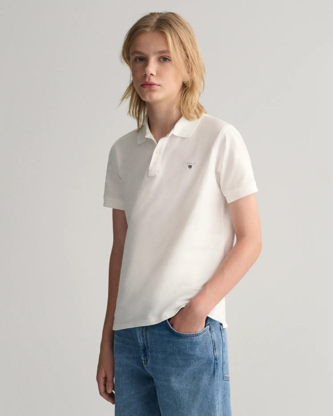 GANT PIQUE  White