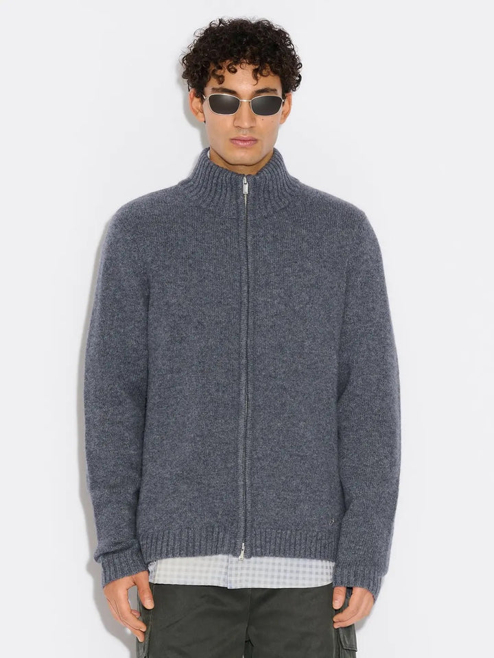 Atlantic Wool Cardigan  Blue