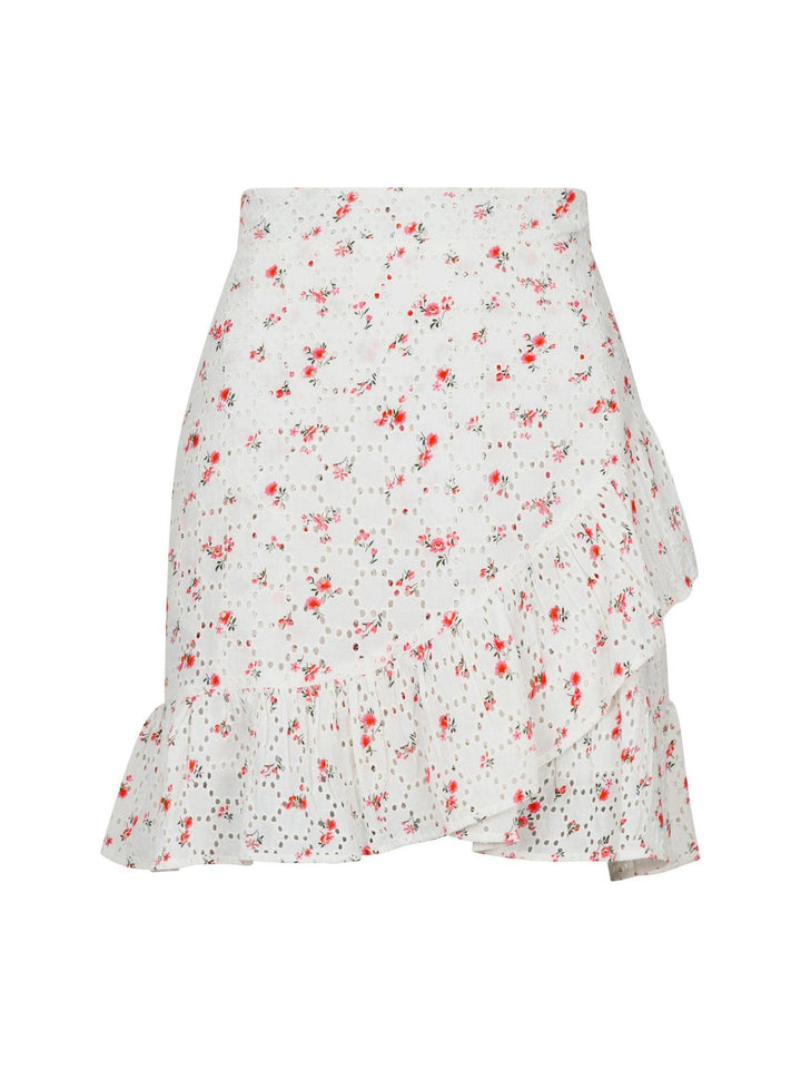 Bekka Embroidery Rose Skirt  Pink