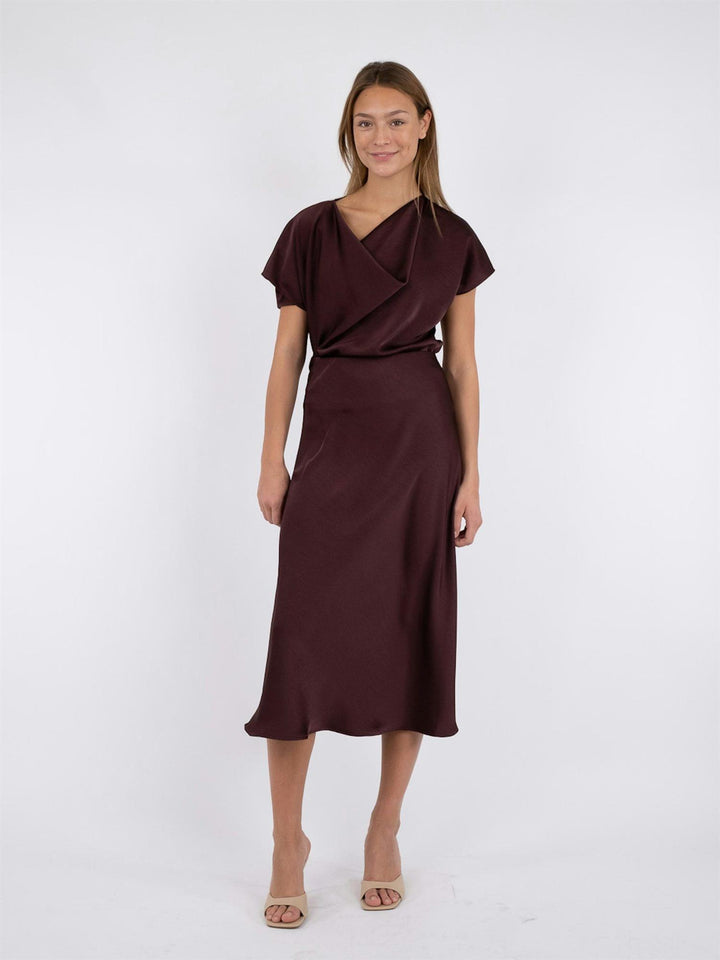 Bovary Skirt  Burgundy