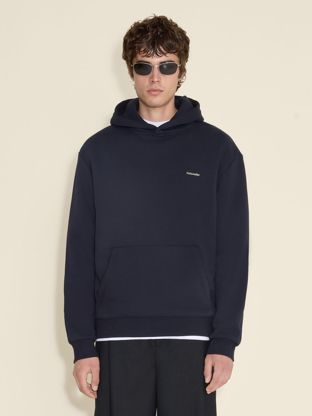 M Regular Hoodie  Dk. Navy