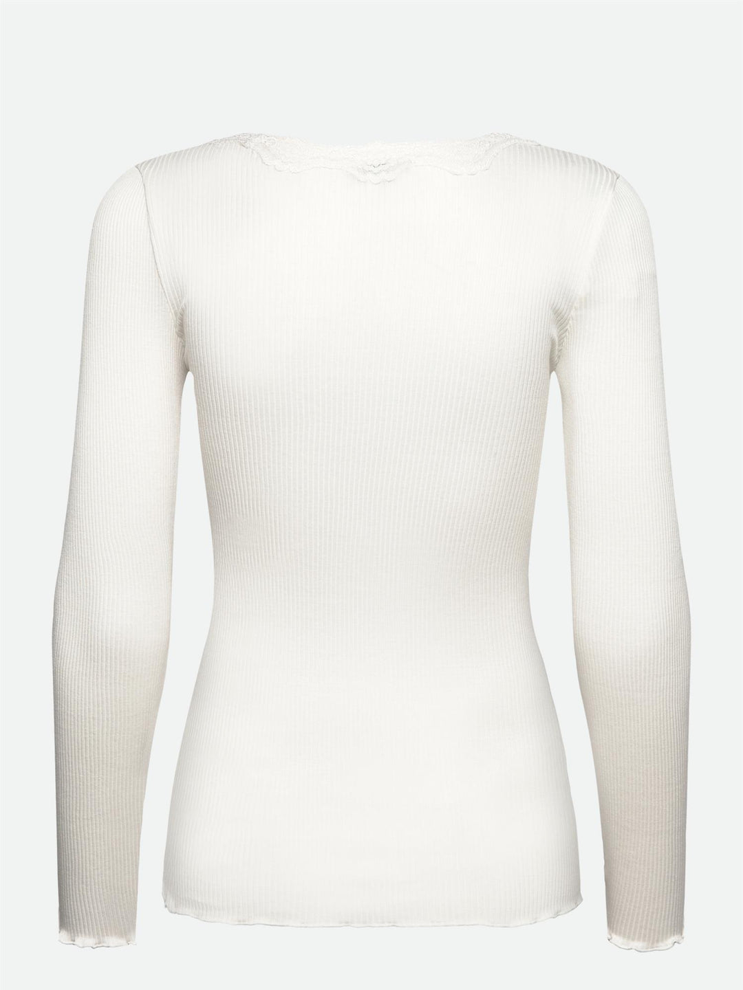 Babette silk t-shirt w/lace  Ivory