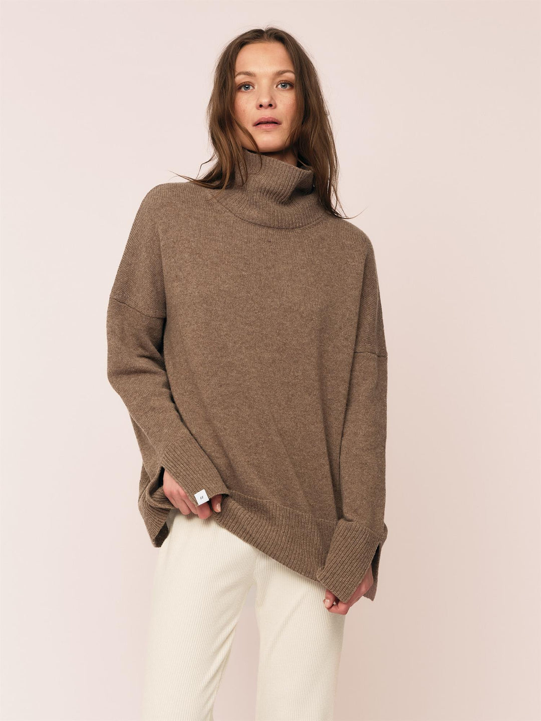 Anna TN Sweater  Brown Melange