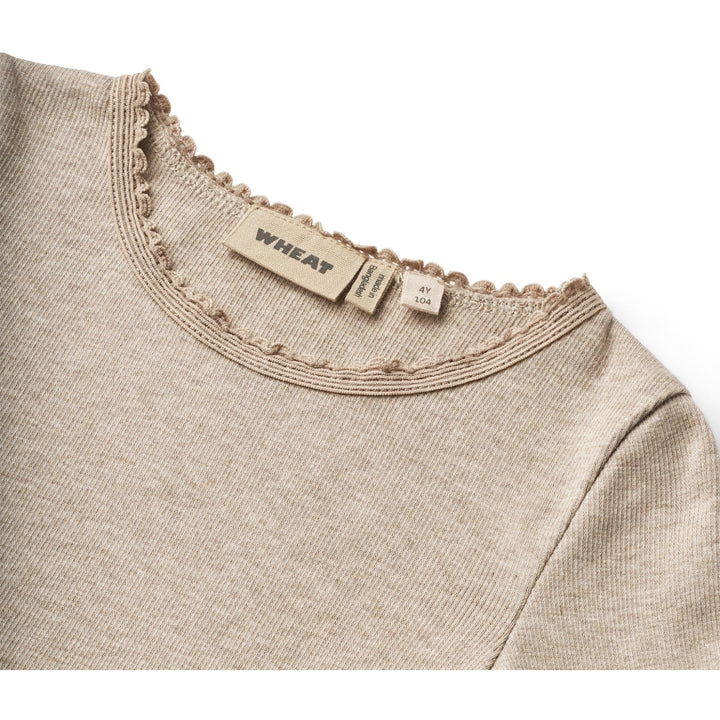 Rib T-Shirt L/S Reese  Gravel Melange