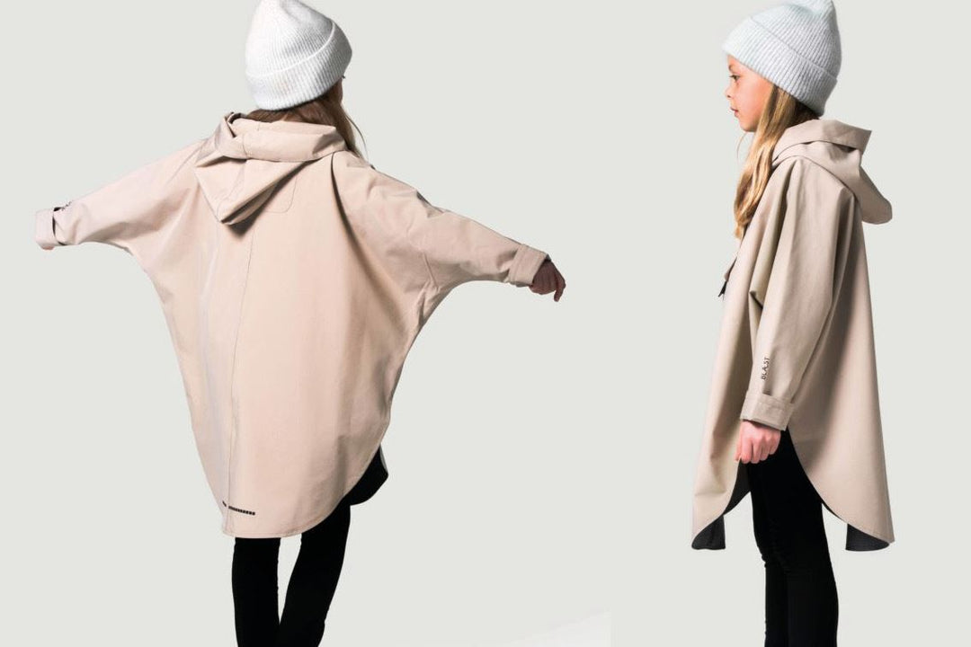 BERGEN MINI PONCHO  Beige