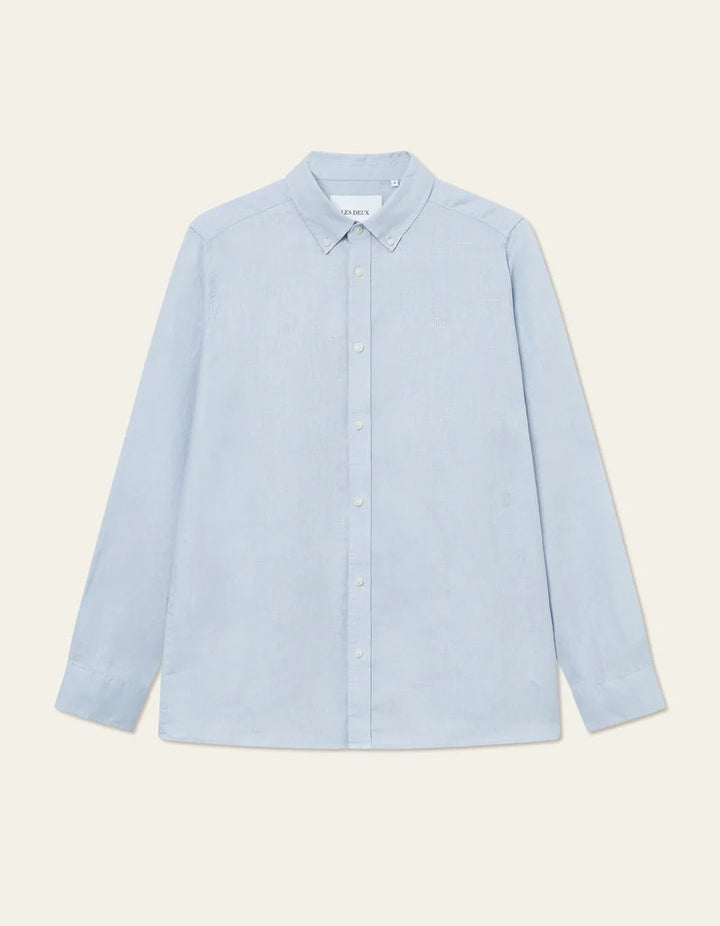 Kristian Linen B.D. Shirt  Summer Sky