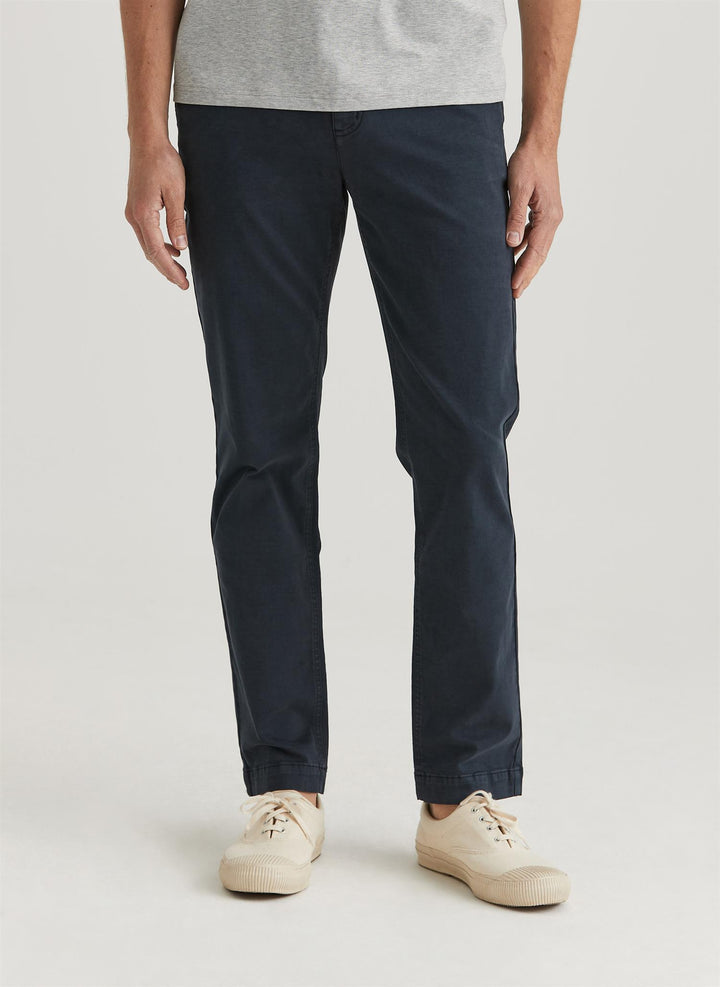 Jeffrey Brushed Chino  Blue