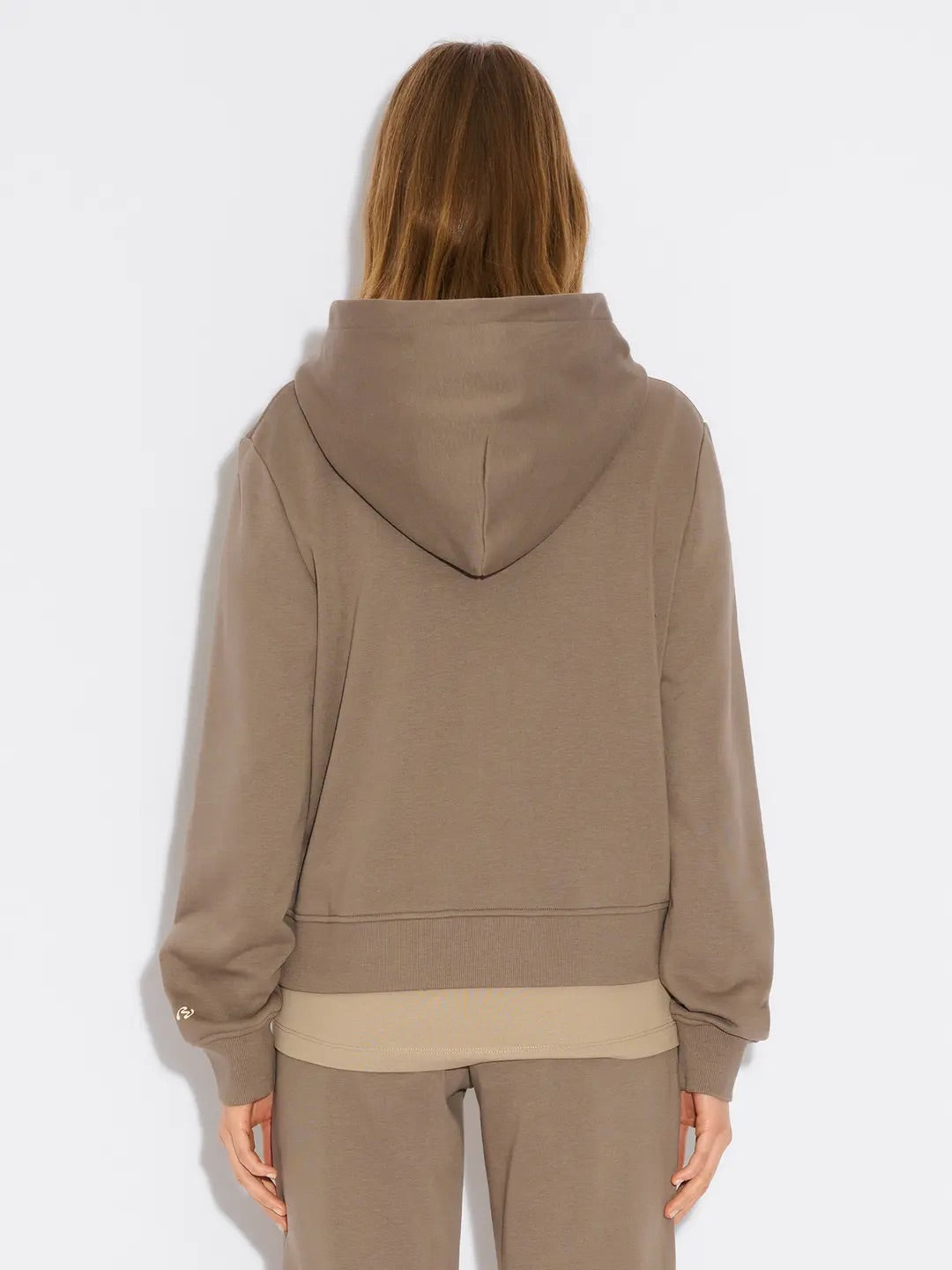 W Regular Light Hoodie  Taupe