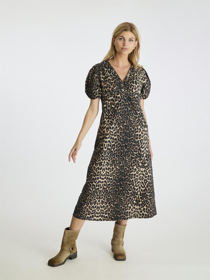 Illana Leo Dress  Leopard