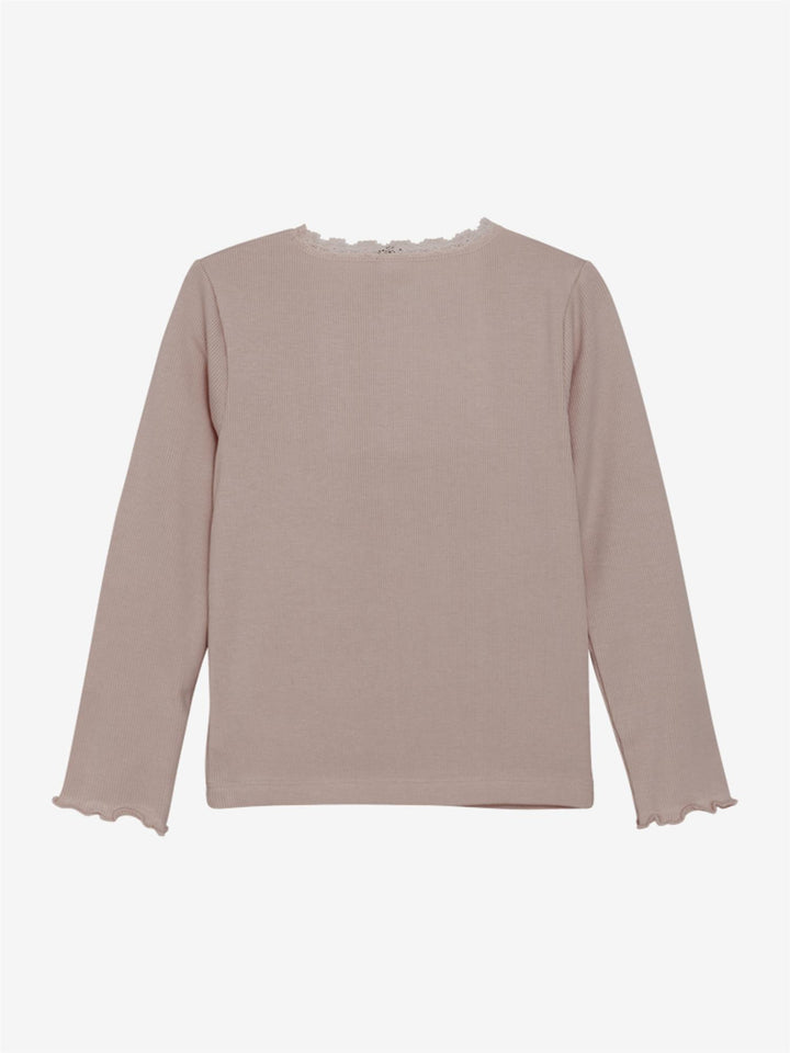 T-Shirt LS Rib  Fawn