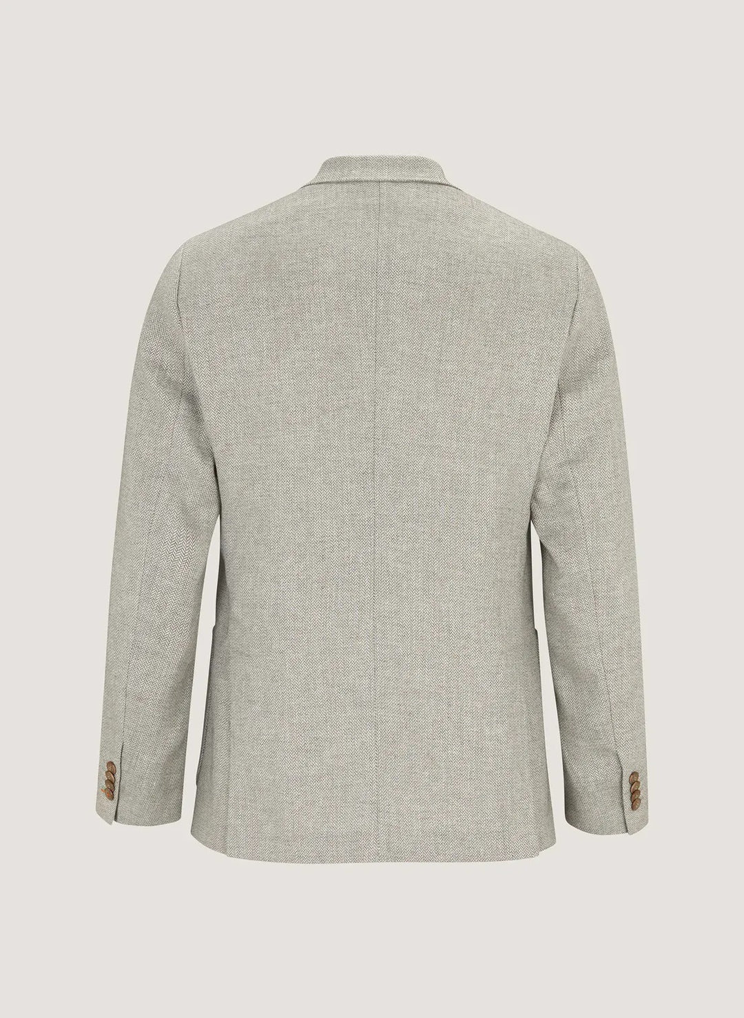 Hayes Herringbone Jkt  Grey