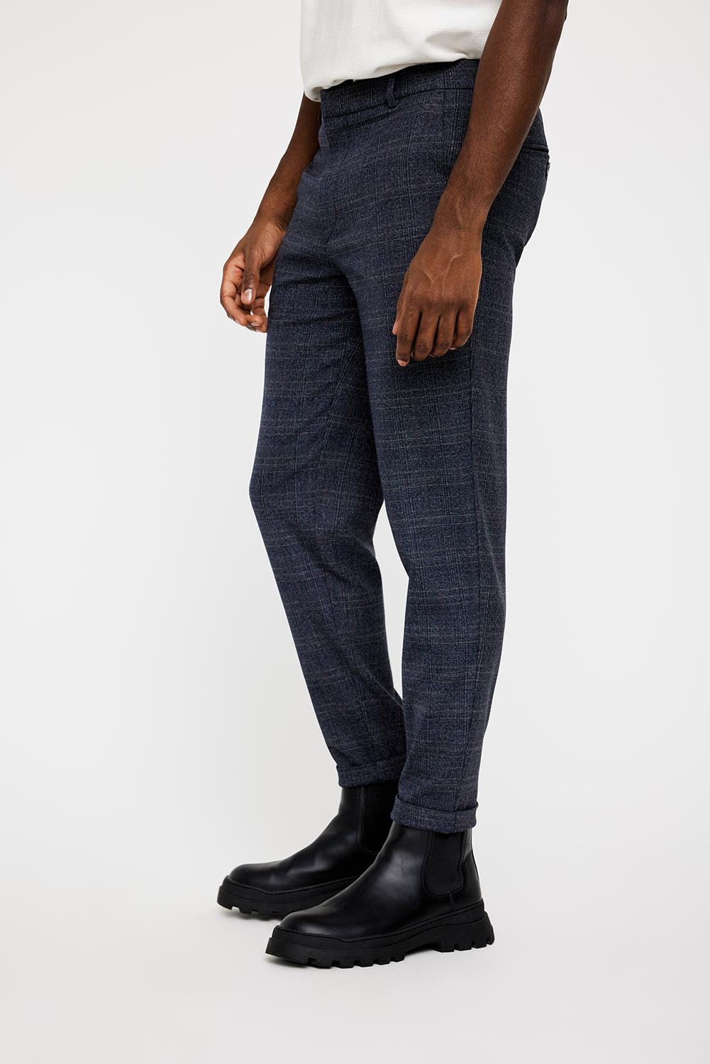 Albert  Dark Blue Check