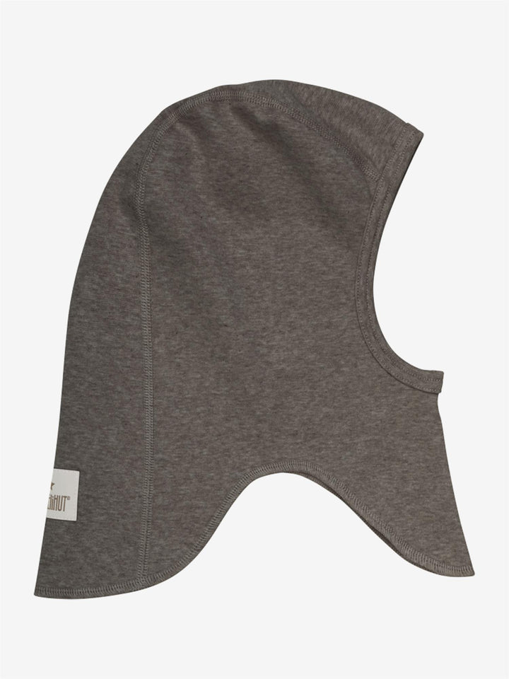 Balaclava Cotton Rib  Brown Melange