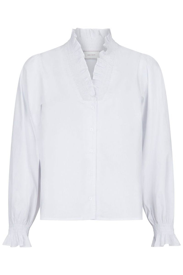 BRIELLE SOLID SHIRT  White