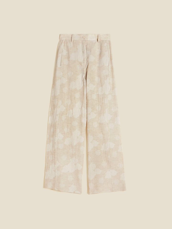 Vidda Jacquard Trousers  Ecru Mix