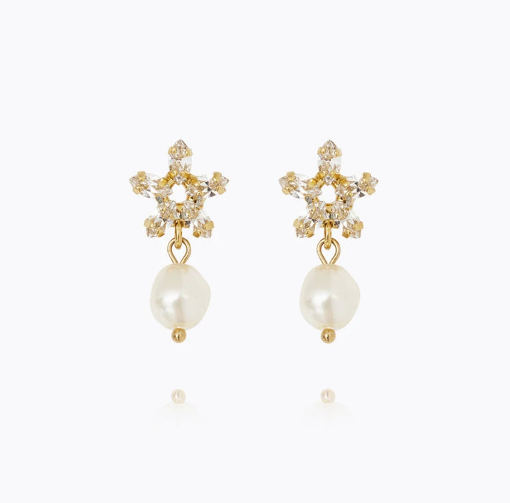 EMMY EARRING  Pearl / Crystal