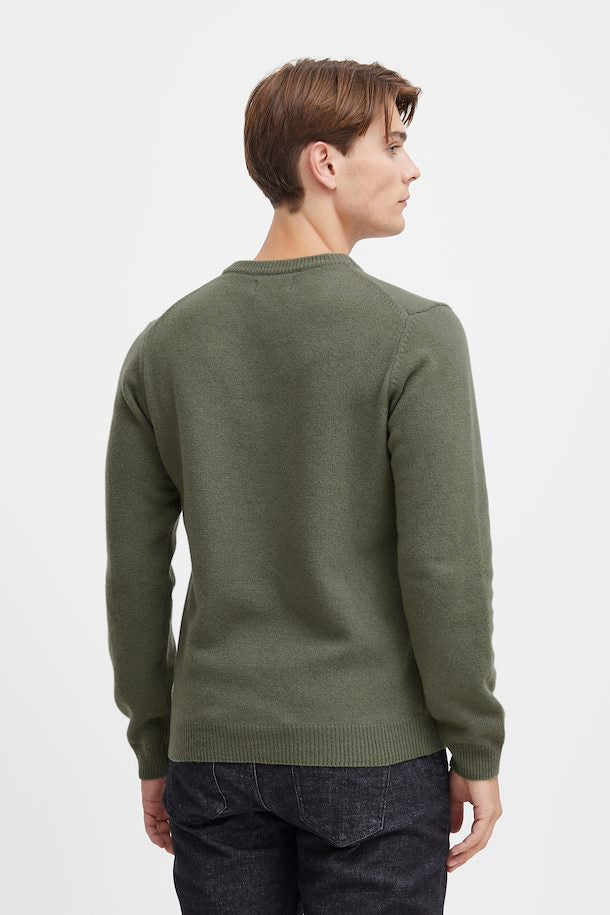 KARL CREW NECK  Olivine Mel