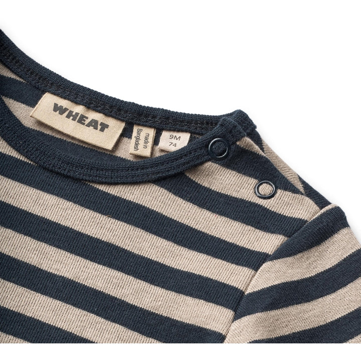 Body L/S Freddie  Navy Stripe