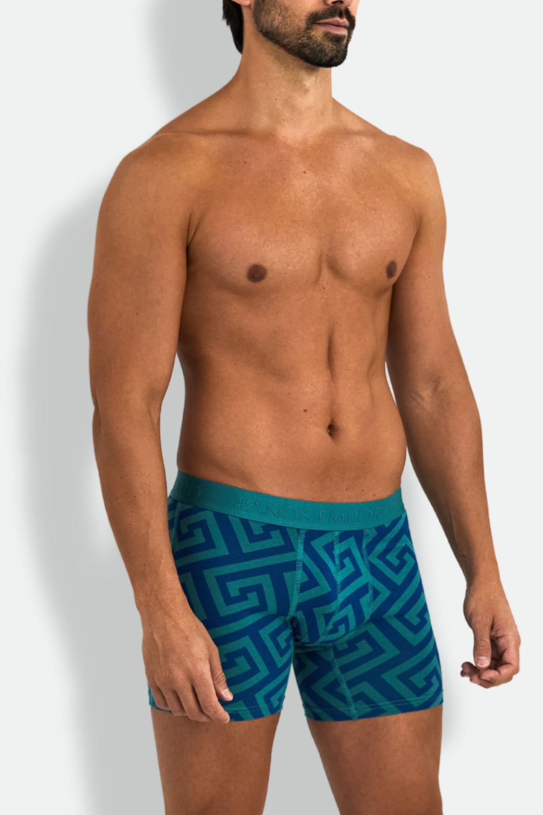 3PK BASE BAMBOO BOXER  Captain's Blue