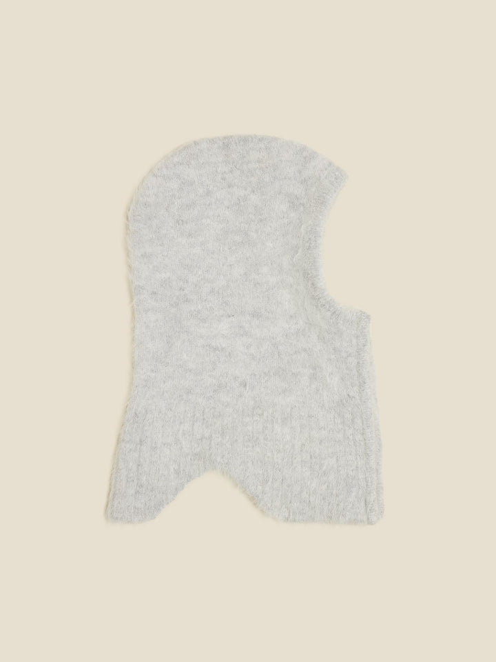 Ball Fluffy Balaclava  Lt. Grey