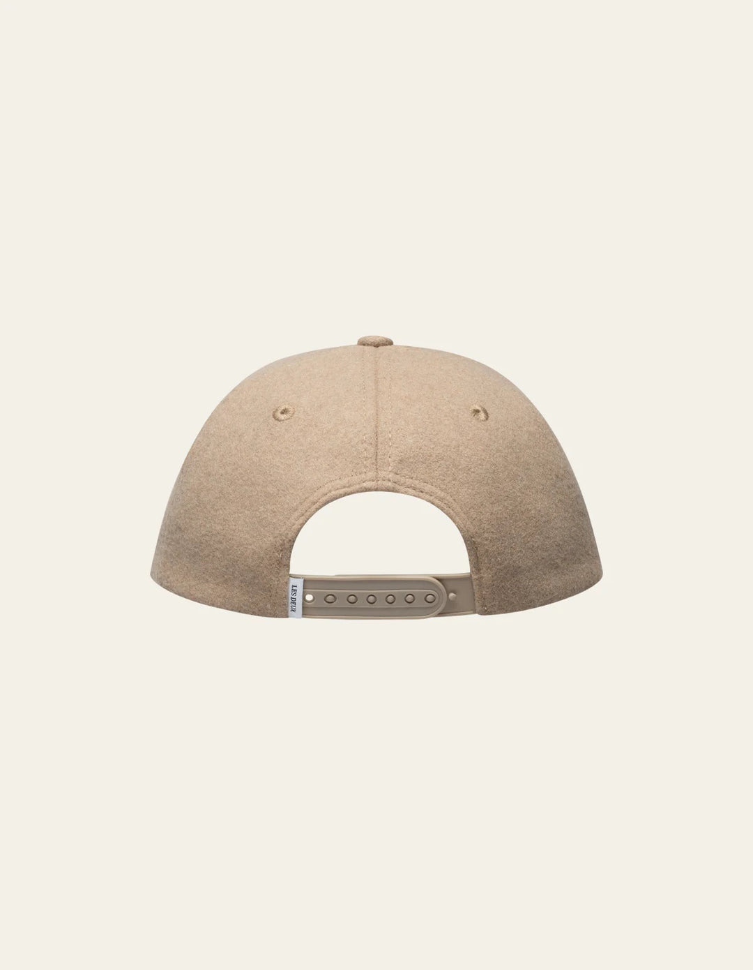 Encore Wool Baseball Cap  Dark Sand Melange/Ivory