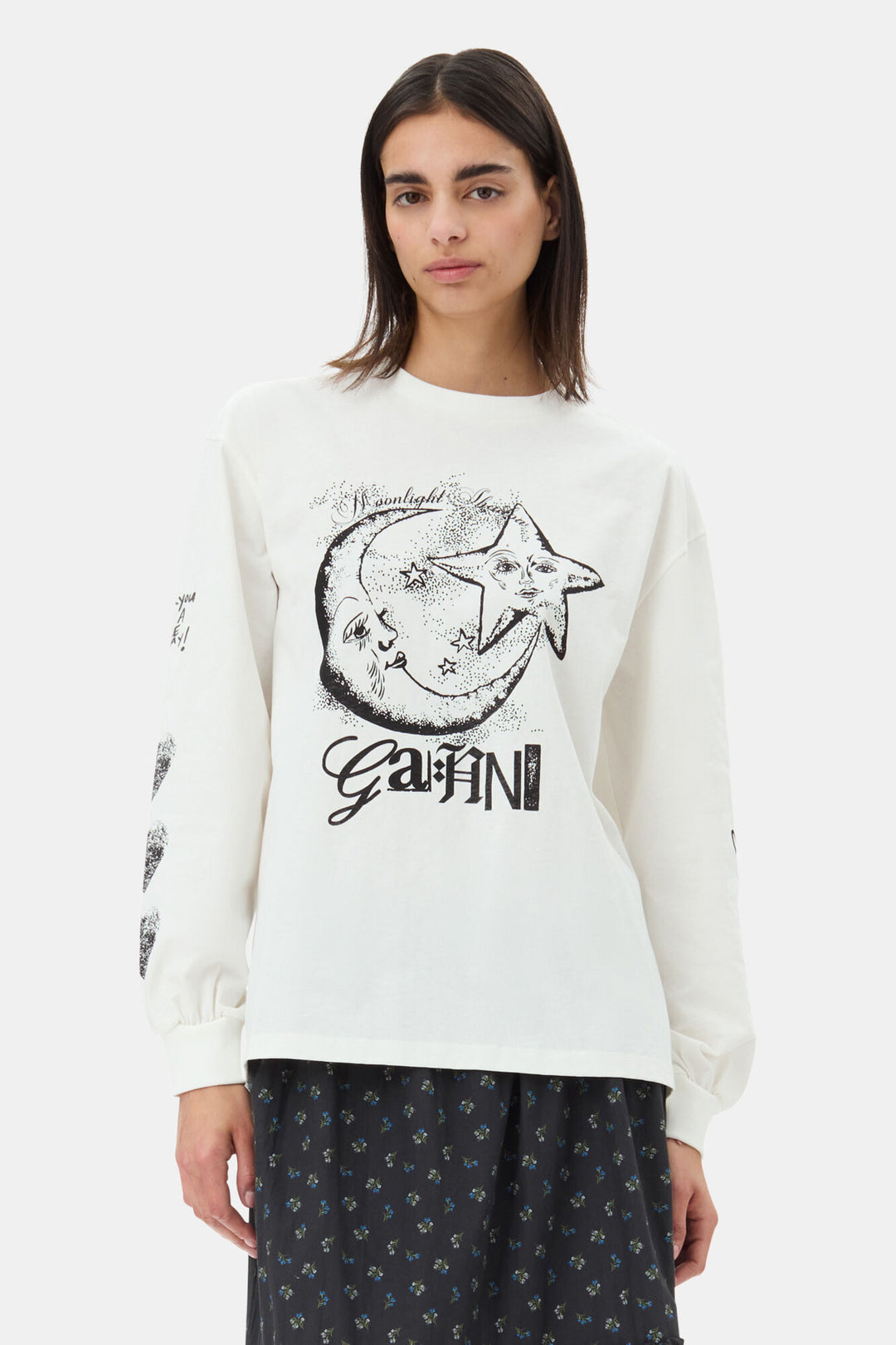 Future Heavy Jersey Moon Long Sleeve T-shirt  Egret