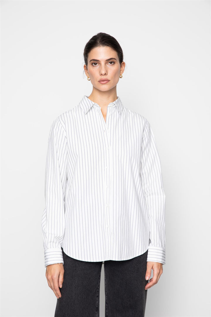 Fritila Shirt  Black Stripe