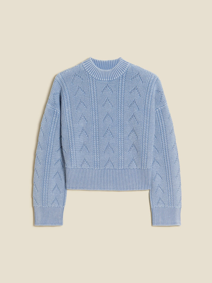 Serena Knit Sweater  Lt. Blue