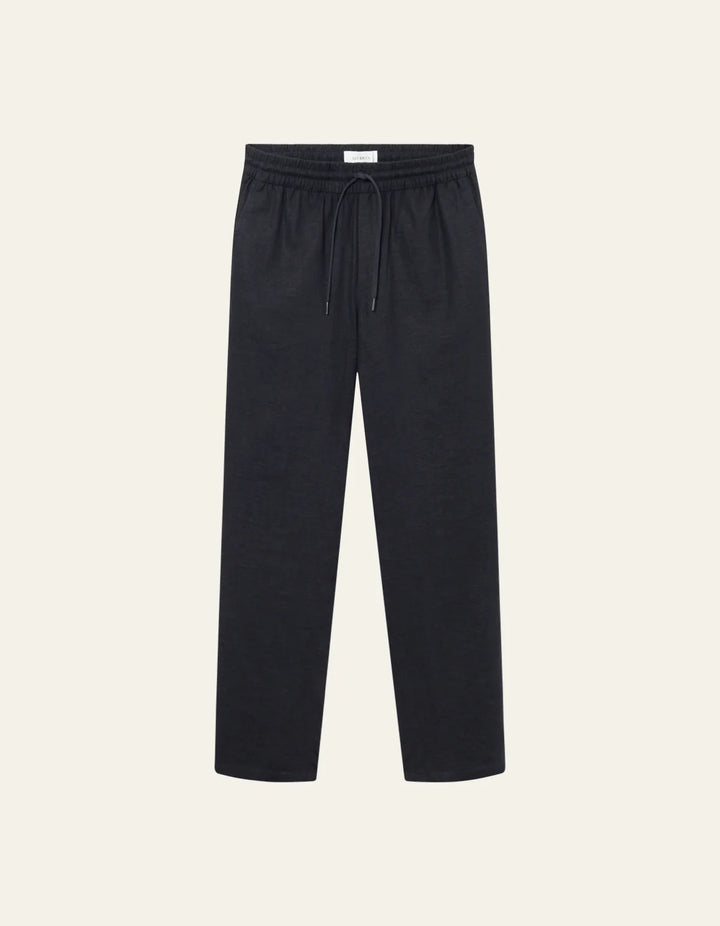 Patrick Linen Pants  Dark Navy