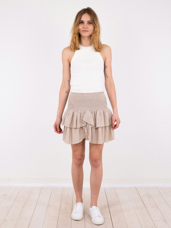 CARIN R SKIRT  Sand