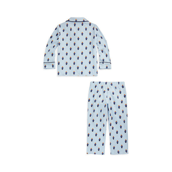 BEAR LS COAT SET  White Elite Blue