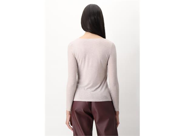 PERFECT LINE CASHMERE T-SHIRT L/SL MRL  Beige