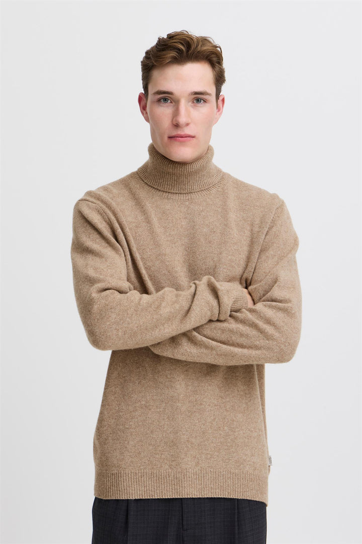 KARL ROLL NECK  Silver Mink