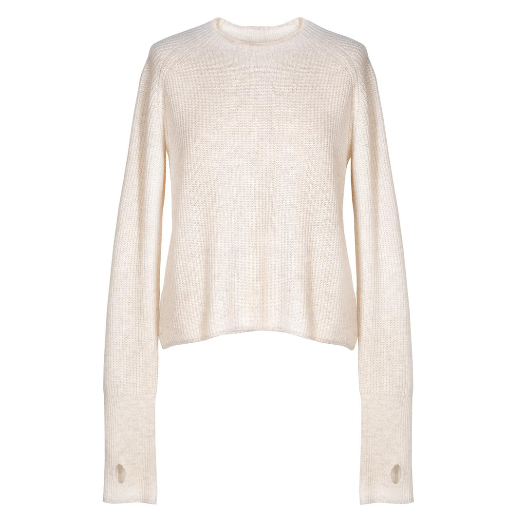 ELI Rib Sweater  Light Beige