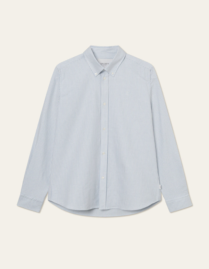 Konrad Oxford Shirt  Light Blue/White