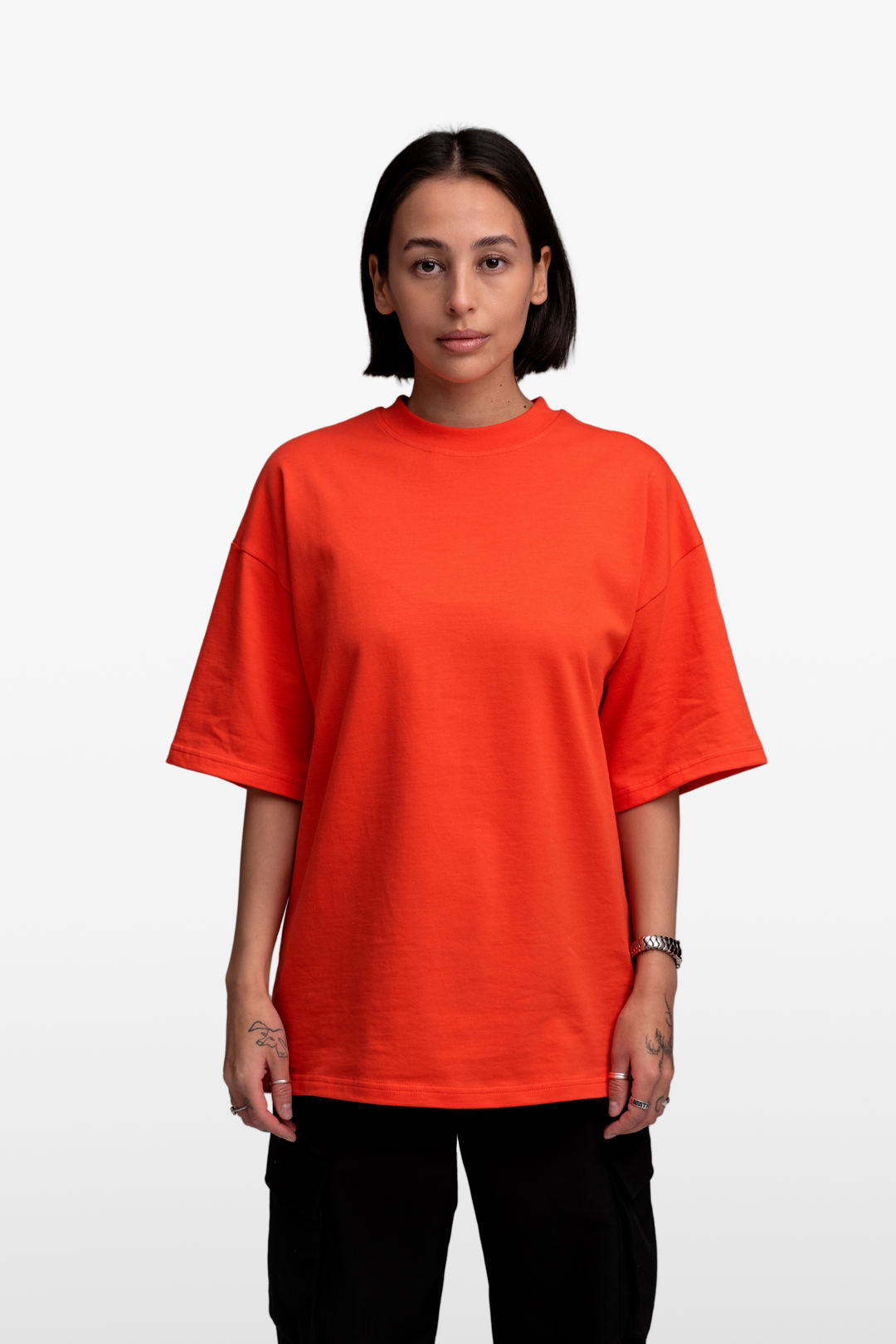 BOX FIT T-SHIRT  Vulkan Orange