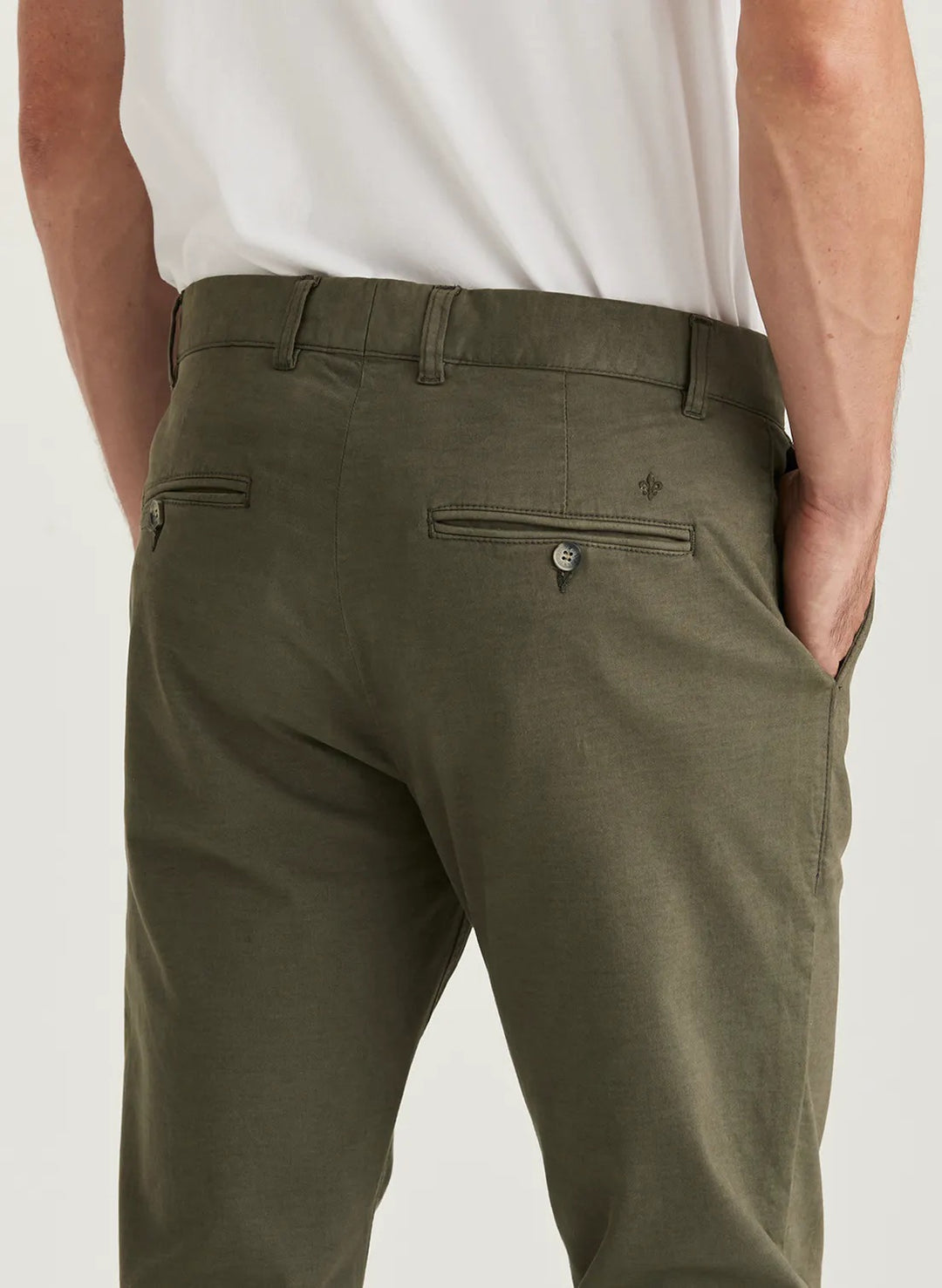 Jeffrey Brushed Chino  Olive