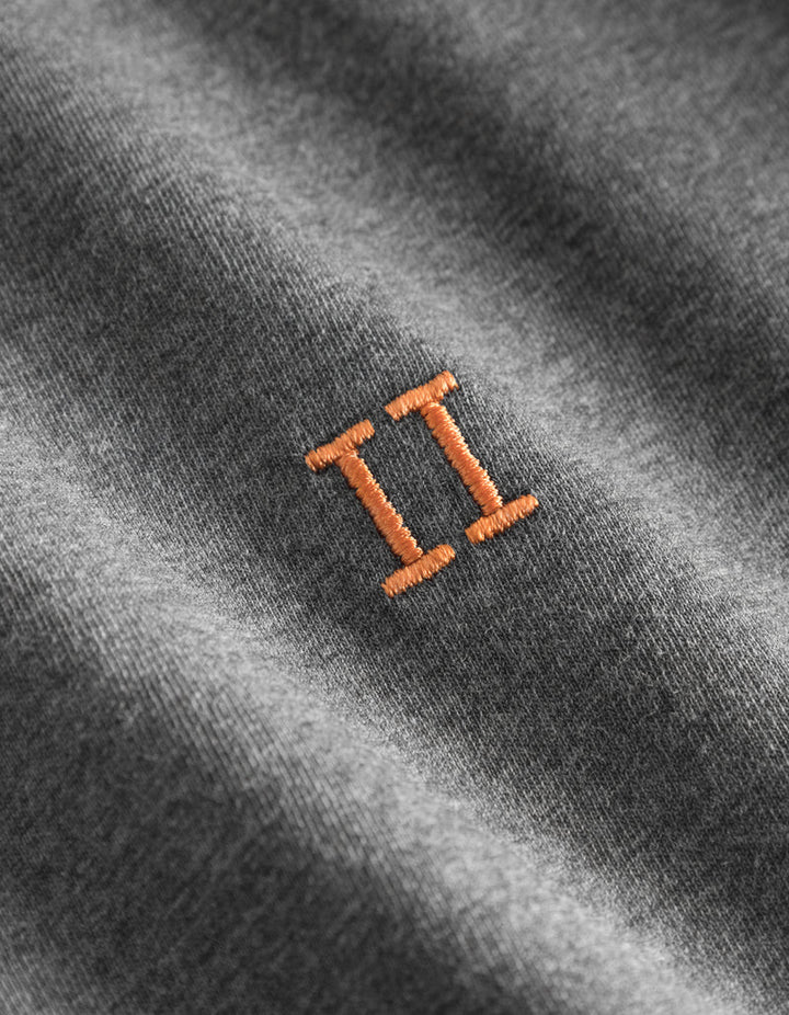 Nørregaard T-Shirt - Seasonal  Charcoal Melange/Orange